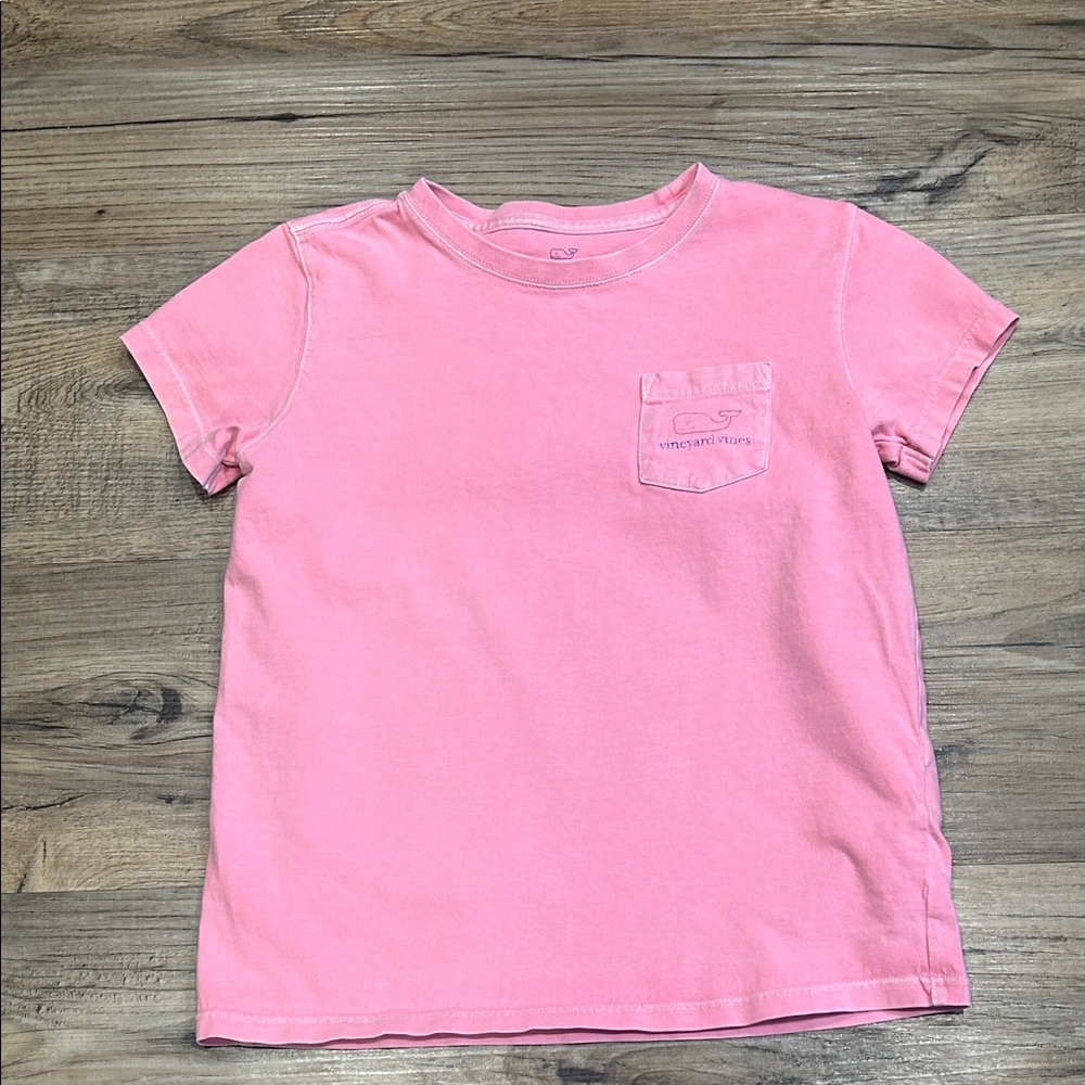 Vineyard Vines Kids Short Sleeve Pink Tee
